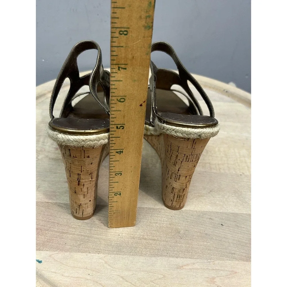 Moda Spana Wedge Sandals Womens‎ Size 9M Espadrille Cork Heels Shoes
